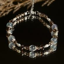 【神山晶礦】螢石茶晶珍珠手鍊/螢石/茶晶/珍珠