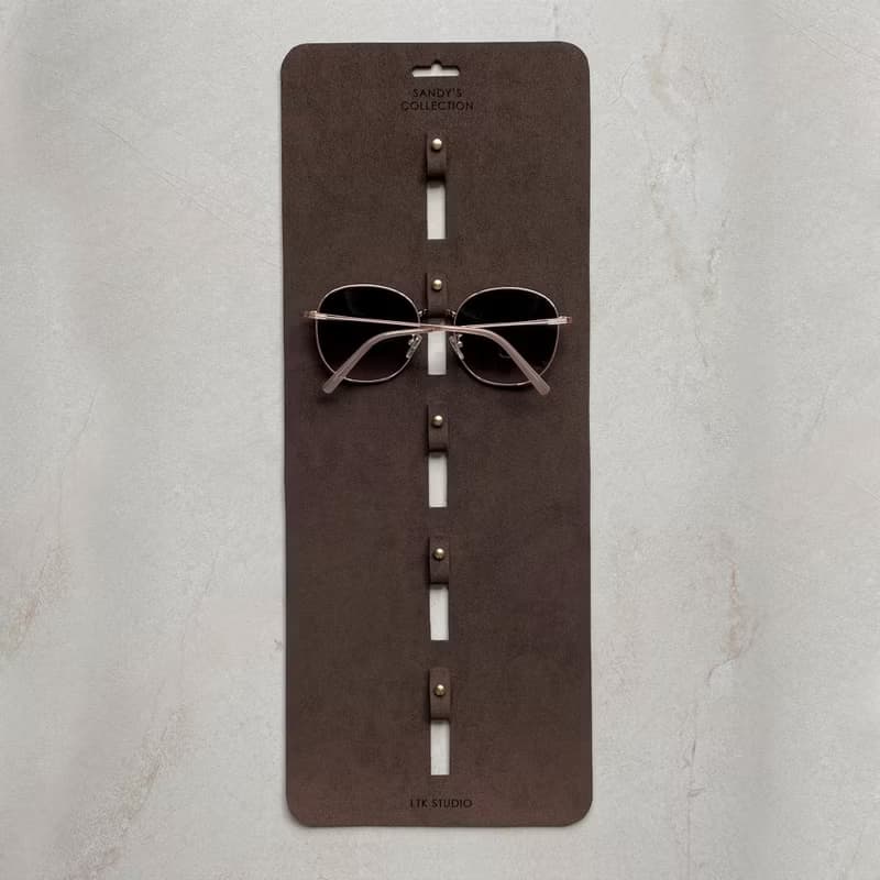 Your Collection 素皮革眼鏡收納掛飾 - 五層 - 星空樹屋色系