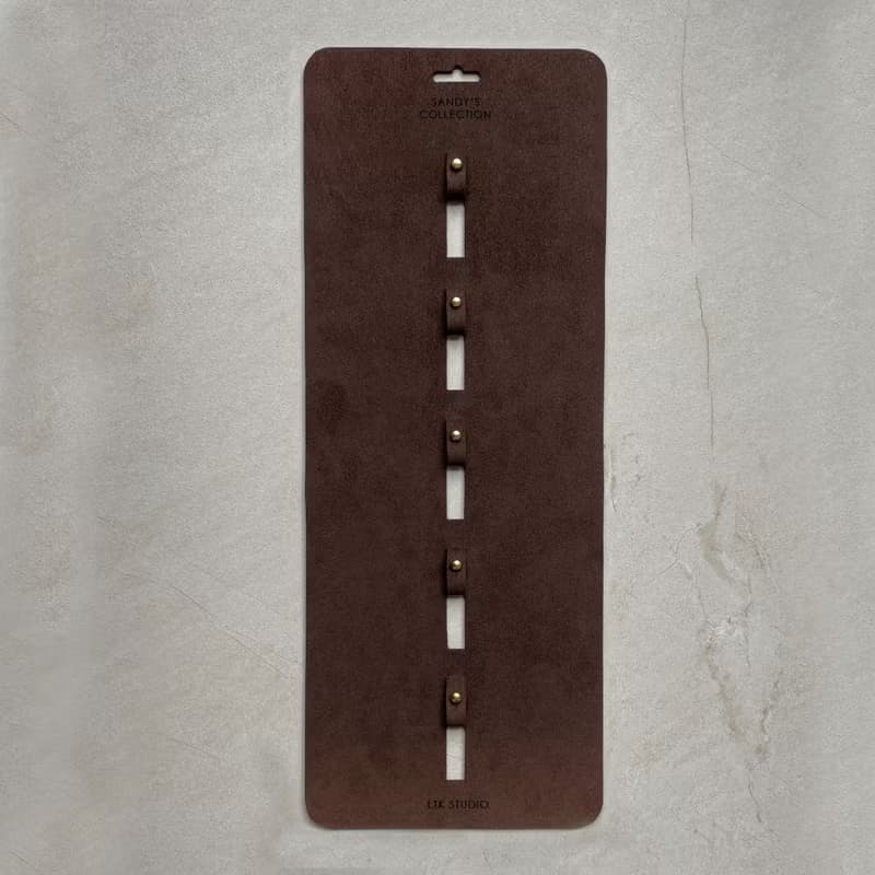 Your Collection 素皮革眼鏡收納掛飾 - 五層 - 星空樹屋色系