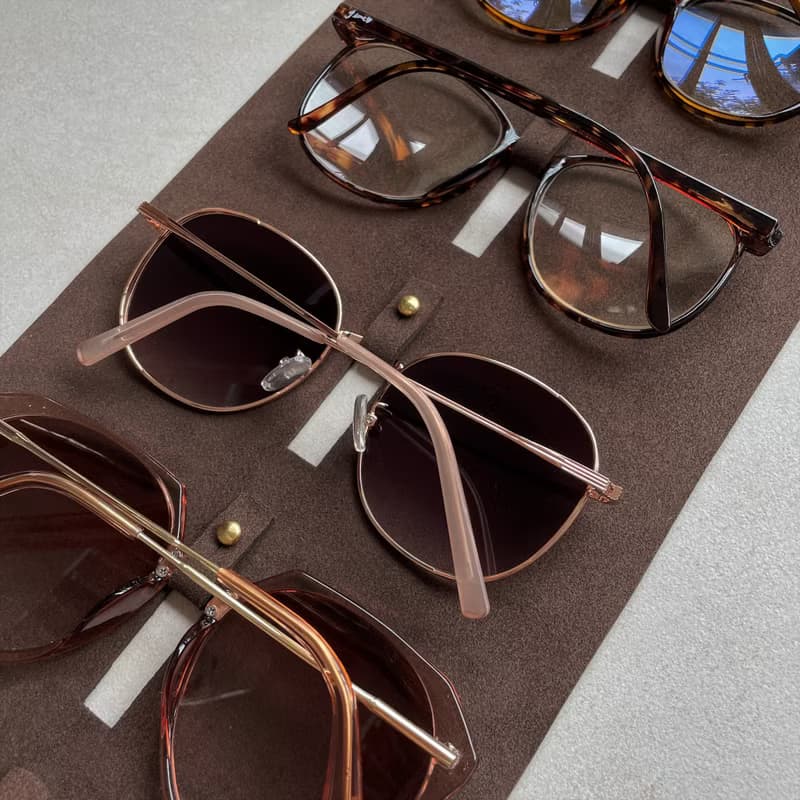 Your Collection 素皮革眼鏡收納掛飾 - 五層 - 星空樹屋色系