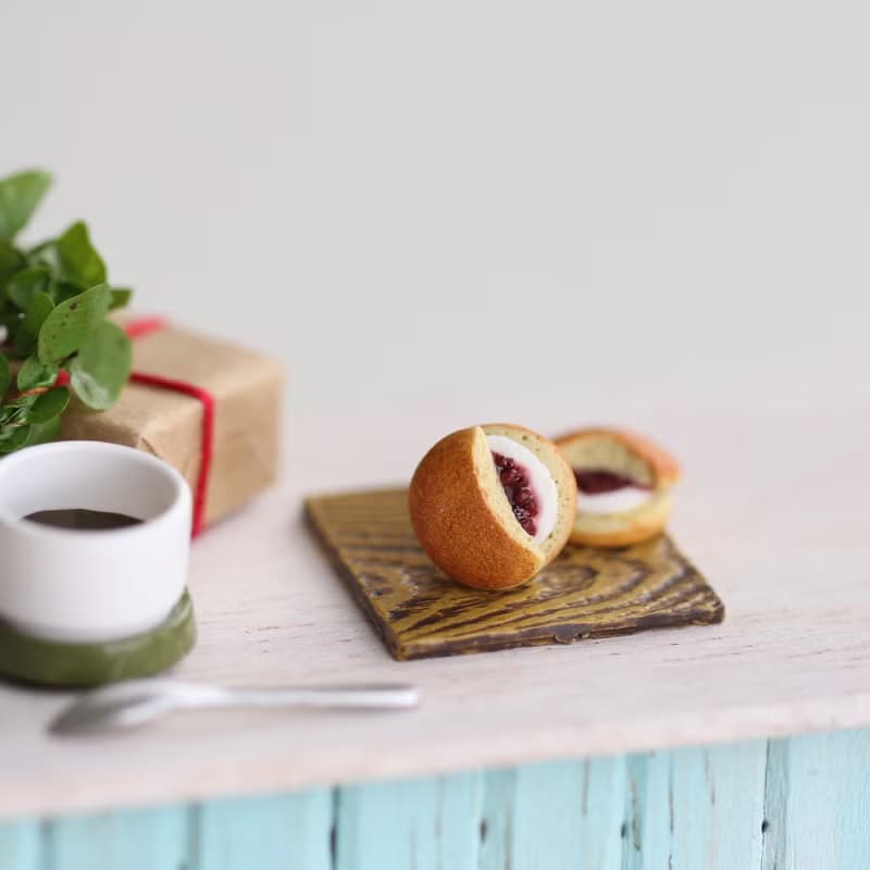 袖珍日式甜點貼耳耳環 Minature Japanese dessert earrings