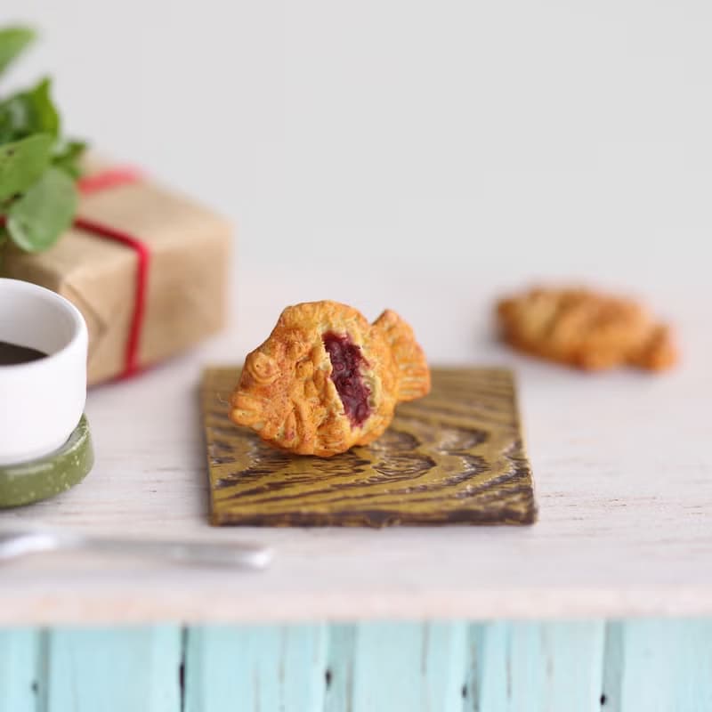 袖珍日式甜點貼耳耳環 Minature Japanese dessert earrings