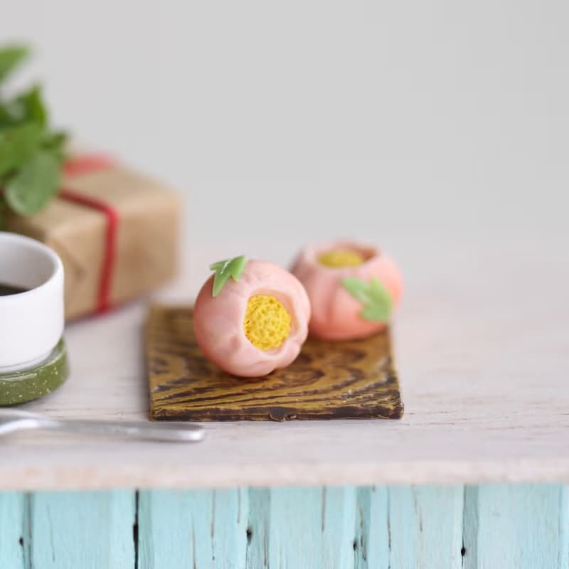 袖珍日式甜點貼耳耳環 Minature Japanese dessert earrings