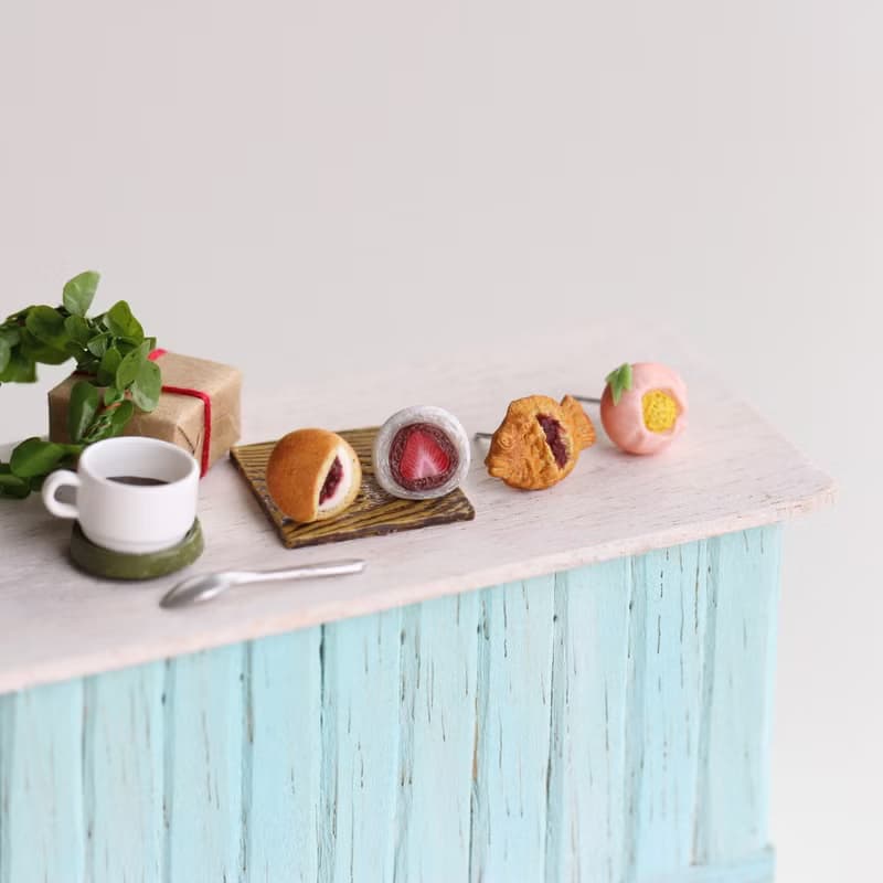 袖珍日式甜點貼耳耳環 Minature Japanese dessert earrings