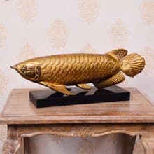 【DREAM LIGHTS傢俱家飾館】銅金龍魚 0D00341|鄉村風