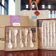 檜木筷子•小湯匙十全十美組合