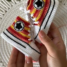 Cute Converse Baby Booties Baby Newborn Shoes Gift Baby Reveal Party Family Look