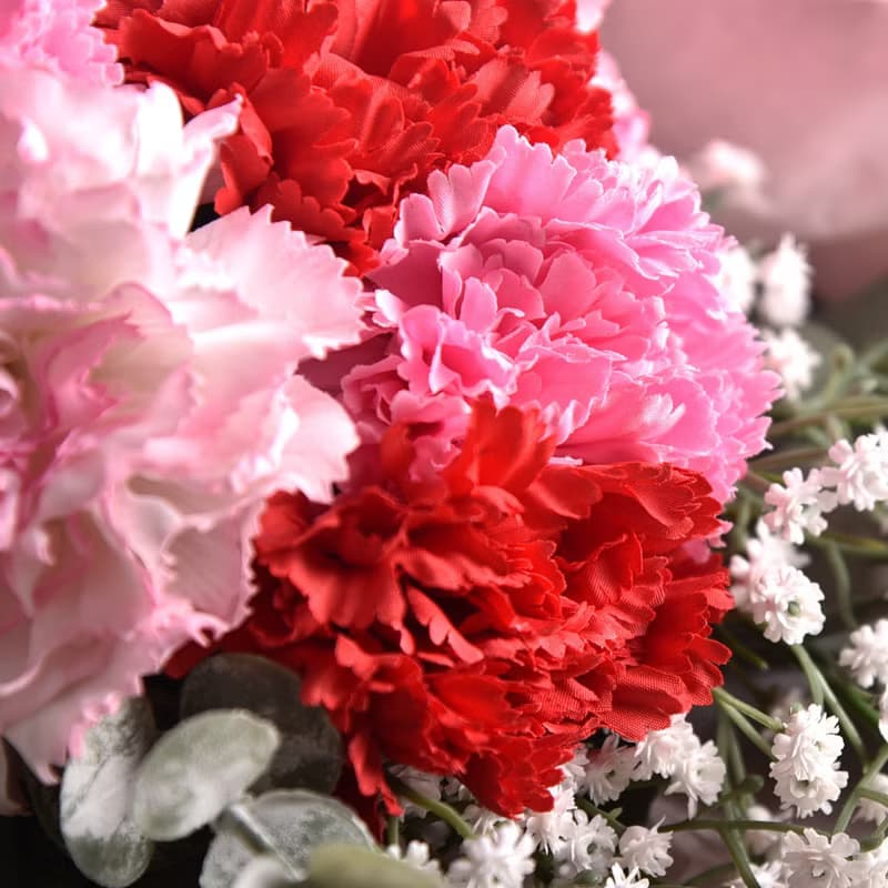 仿真溫柔交響 康乃馨花束 Meric Garden