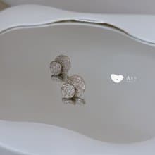 微閃日常系列 - 疊疊圈刺繡耳環