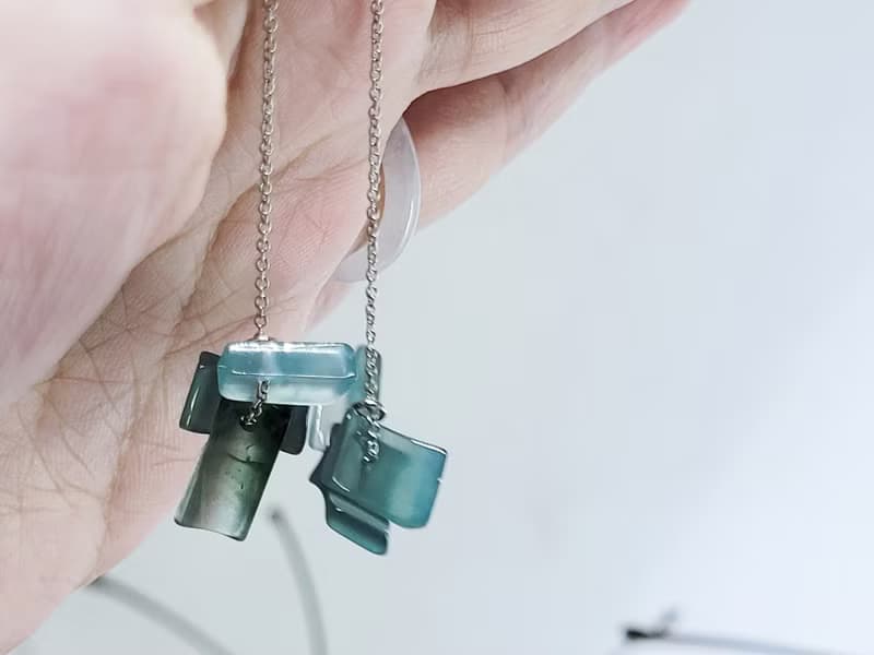 【親翠】天然翡翠 瓜地馬拉天空藍高冰歲歲平安耳墜 送禮首選