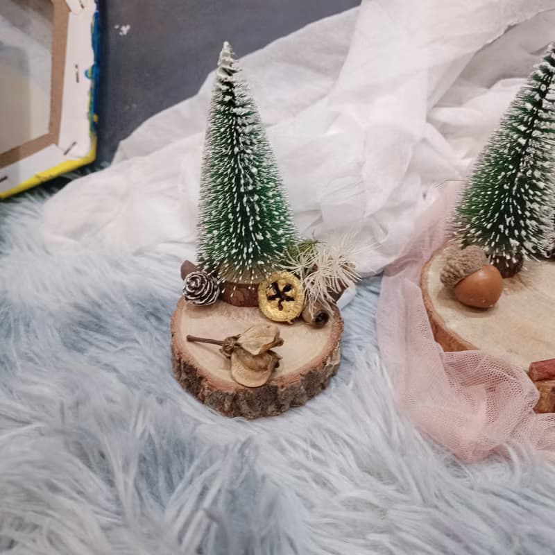 福利品出清 不含盒 乾燥花 松果名片座 開幕禮物