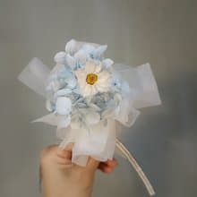 迷你小花束永生繡球花