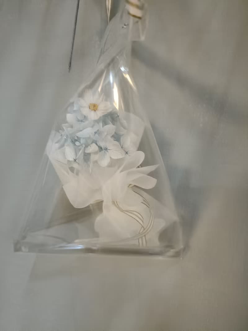 迷你小花束永生繡球花