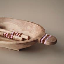 手工橄欖木裝飾木托盤套裝