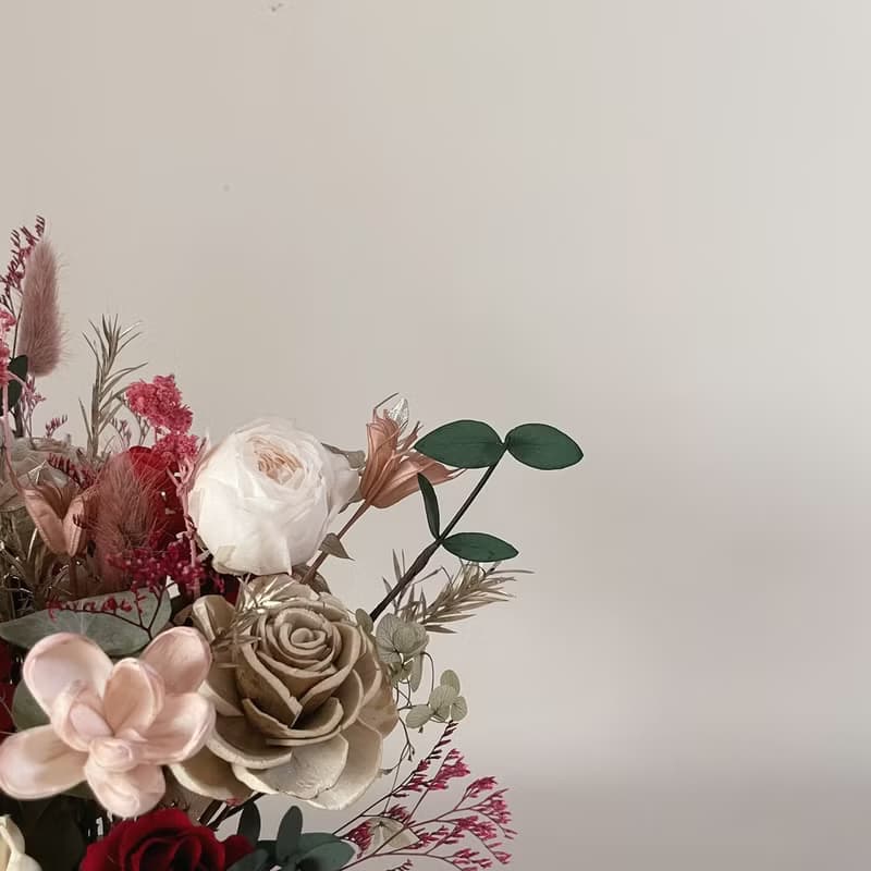 【新娘捧花】婚禮捧花 婚禮 結婚 手綁花 永生花 浪漫韓式花束