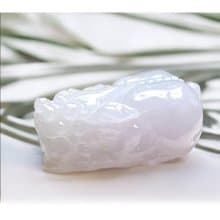 【招財神獸】冰種紫羅蘭翡翠貔貅 | 天然緬甸玉翡翠A貨 | 送禮