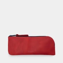 紅色真皮眼鏡盒 – 時尚皮革配件禮品