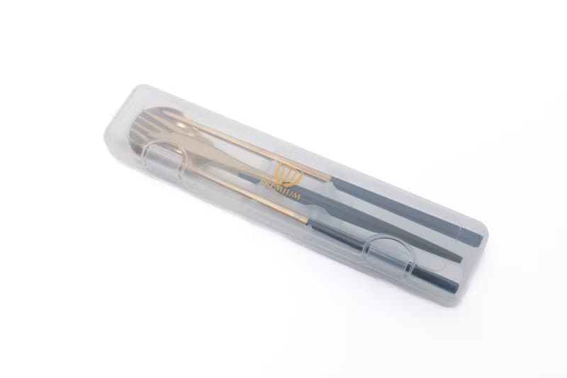 透明餐具收納盒 可裝4件餐具(不含餐具)