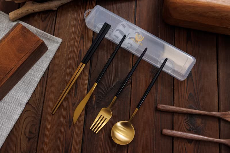 透明餐具收納盒 可裝4件餐具(不含餐具)