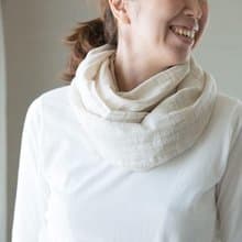 Organic Cotton  linen　Wガーゼスヌード