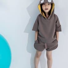 荷葉運動小短褲(卡其)