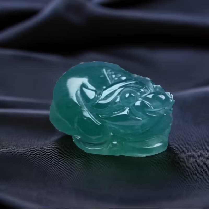藍水翡翠貔貅 | 天然玉翡翠A貨|送禮