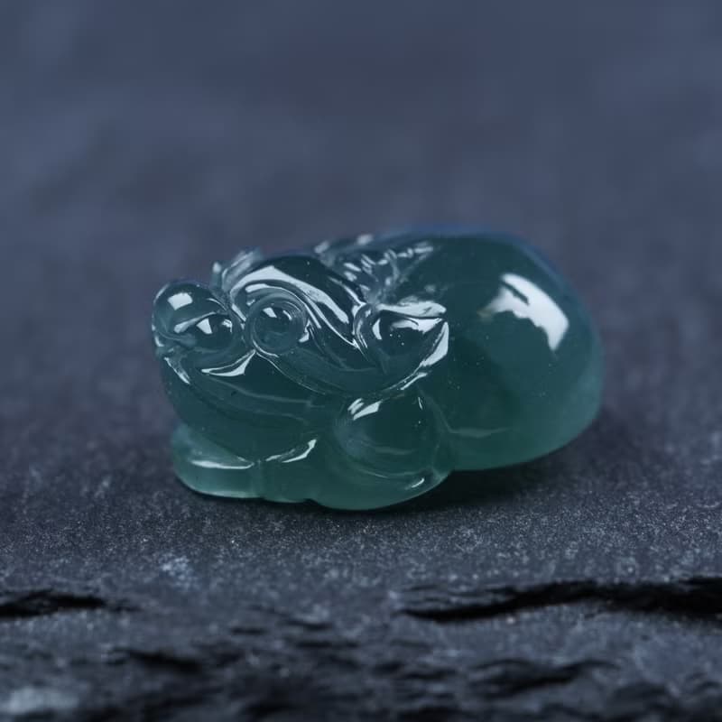 藍水翡翠貔貅 | 天然玉翡翠A貨|送禮