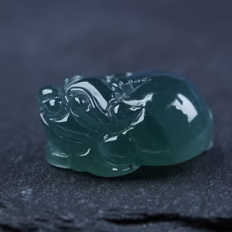 藍水翡翠貔貅 | 天然玉翡翠A貨|送禮