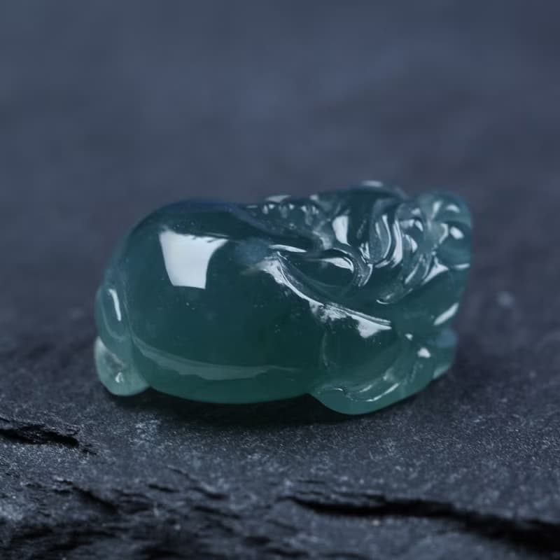 藍水翡翠貔貅 | 天然玉翡翠A貨|送禮