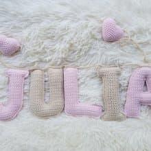 Personalized name garland nursery baby shower gift Custom Kids name banner