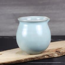 【送禮好物】360~400ml 汝窯無把 手拉坯 咖啡下壺 茶海 公道杯
