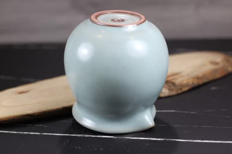 【送禮好物】360~400ml 汝窯無把 手拉坯 咖啡下壺 茶海 公道杯