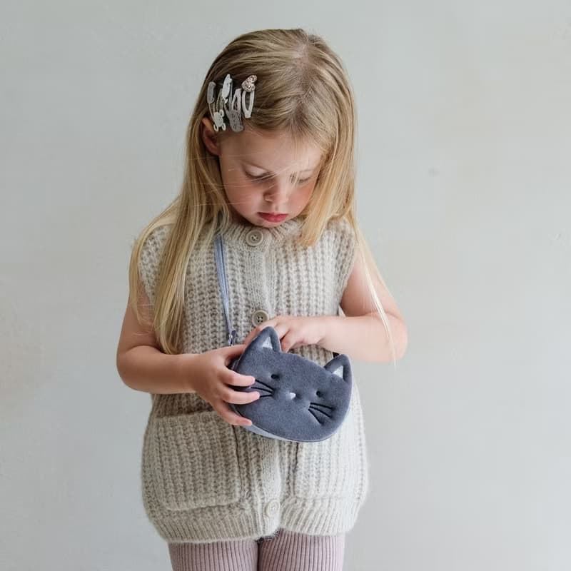 英國Mimi & Lula AW25_秋日山林_俏皮小貓側背包 送禮