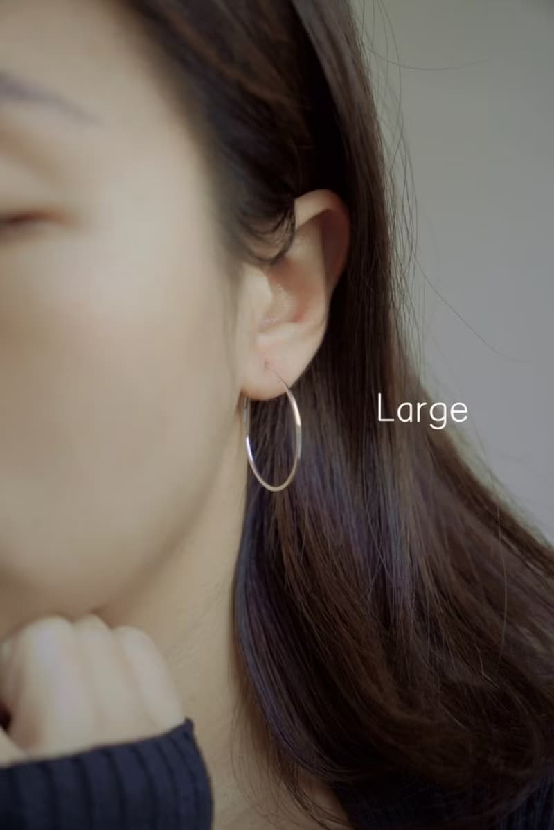 多尺寸 細緻簡約耳圈 SV925 洗澡睡覺不用拆 耳骨圈