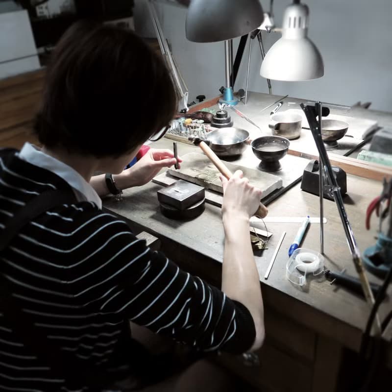 【體驗】單環戒指 窄版 銀戒體驗課 ART64高雄大遠百 銀飾手作 文化幣