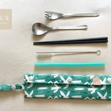 防潑水款環保餐具袋