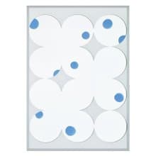 Mirror - Circles with blue apples/ A3 (30cm x 42.5cm)