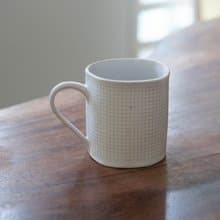 格紋陶板馬克杯 | 咖啡杯