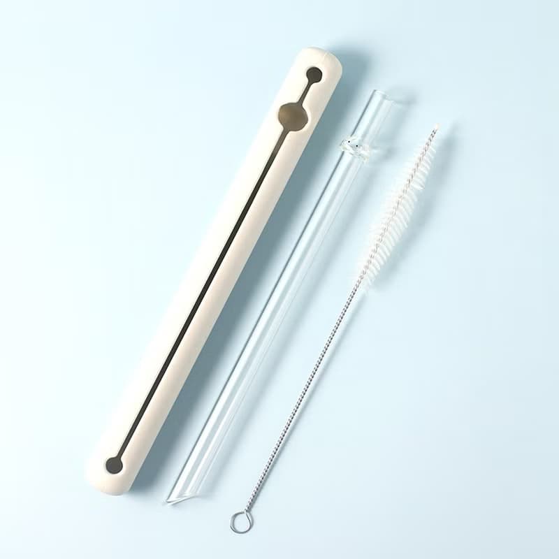 雲朵造型玻璃吸管