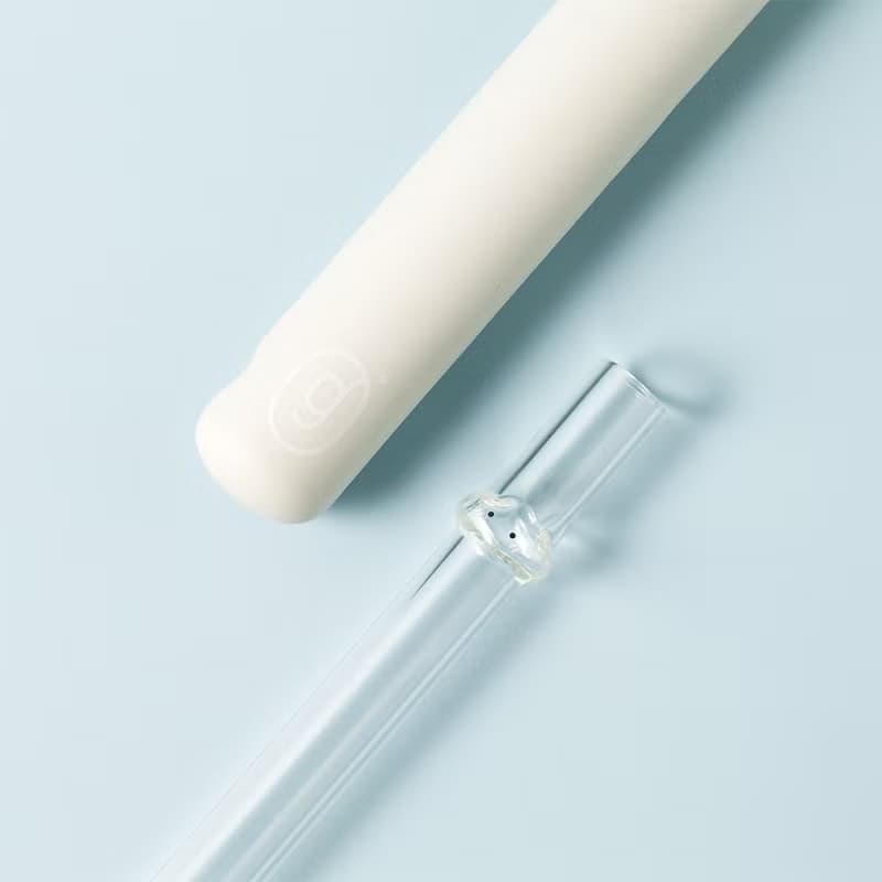 雲朵造型玻璃吸管