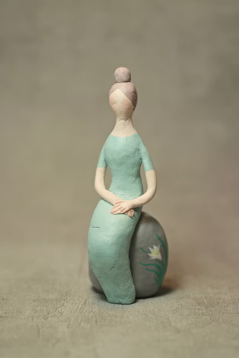 關於女性的想像之青 系列雕塑藝術擺飾