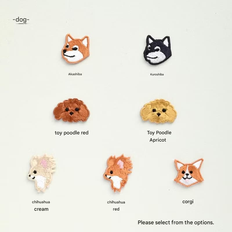 がま口 ポーチ【 simple ワッペン 猫 犬 】 名入れ ミニ財布 小物入れ マルチポーチ A299I