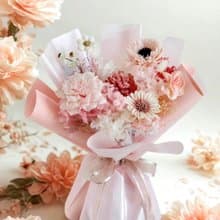 索拉花束/永生花束/乾燥花束/畢業花束/生日花束/情人節花束/女友