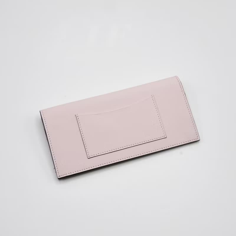 女皮夾 Long Flat Wallet / 櫻花粉色 Sakura Pink 包包 錢包