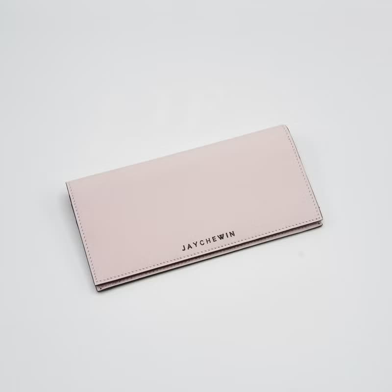 女皮夾 Long Flat Wallet / 櫻花粉色 Sakura Pink 包包 錢包