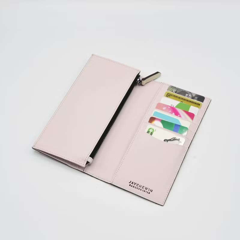 女皮夾 Long Flat Wallet / 櫻花粉色 Sakura Pink 包包 錢包