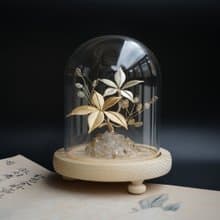 【祿錦】纏花 春仔花 永生花 水晶樹 | 鈦晶 白水晶 黃水晶 招財