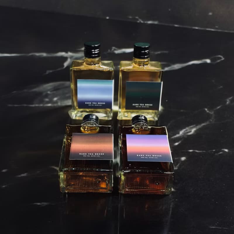 【玻茶香水】香水般的茶 原葉冰鎮烏龍 紅茶 綠茶 4瓶裝|古禾拾茶