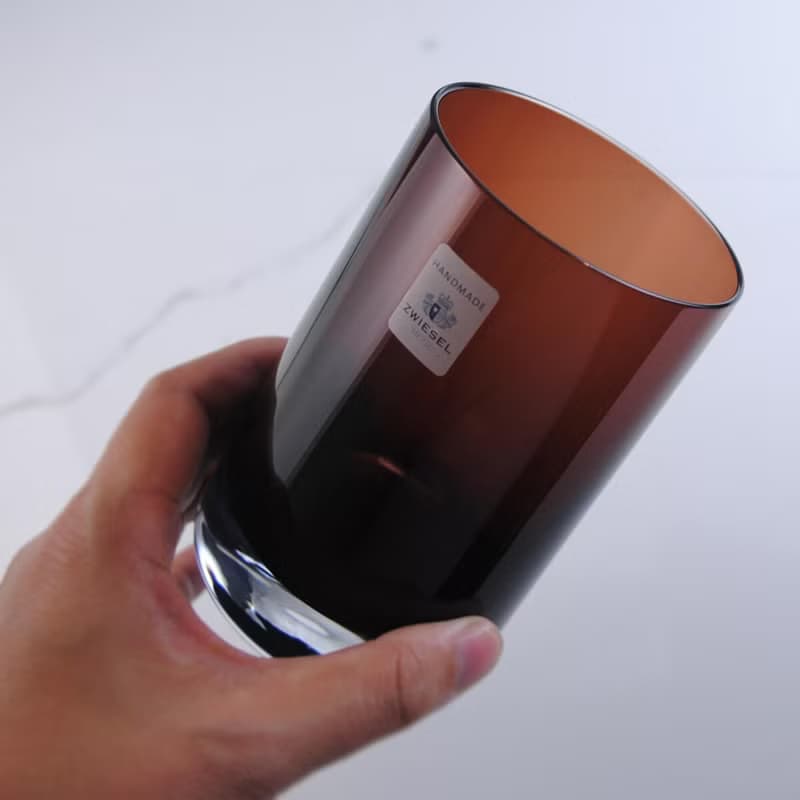 (限量1件) 358cc【德國蔡司 Zwiesel 1872】SCITA褐晶手工杯