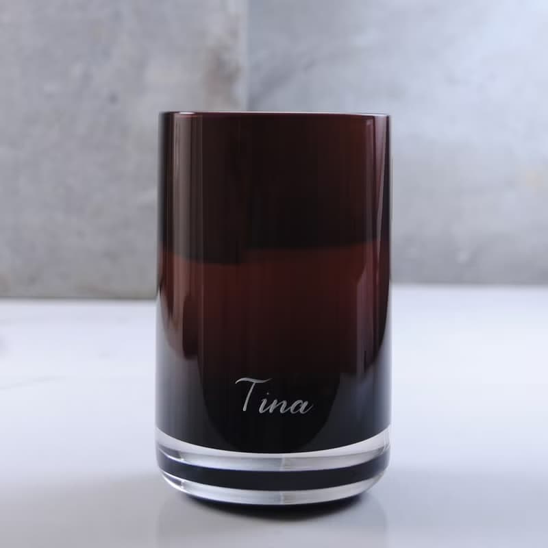 (限量1件) 358cc【德國蔡司 Zwiesel 1872】SCITA褐晶手工杯